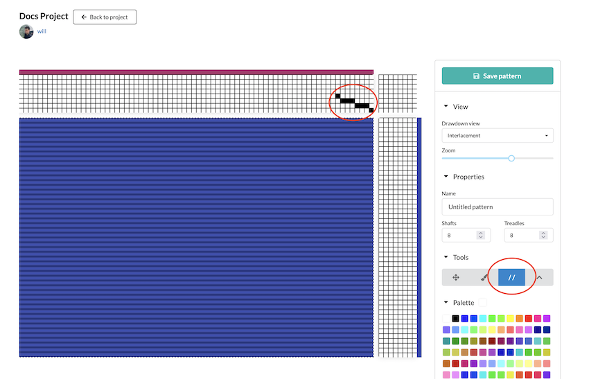 Manually selecting threads